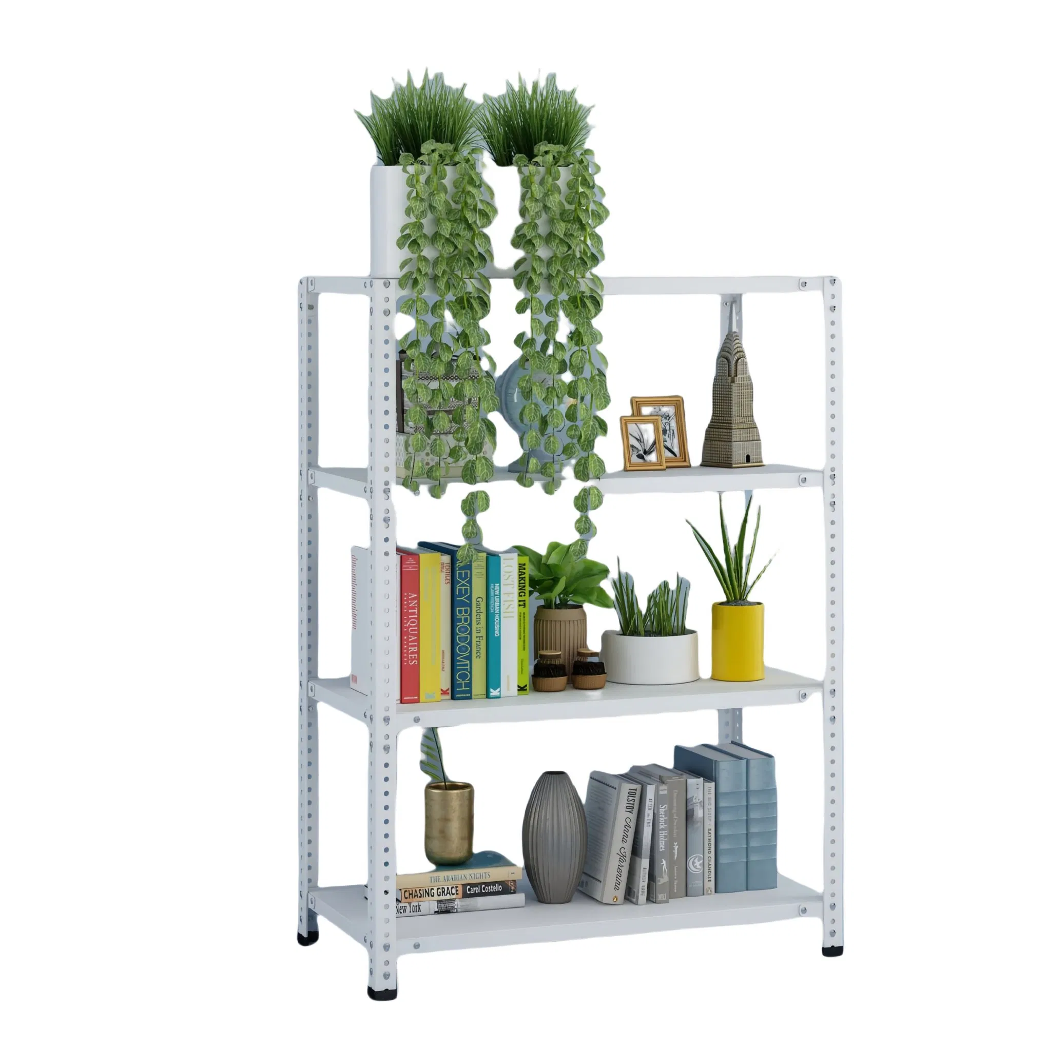 Slotted Iron Rack Warehouse Steel Metal Shelf for Supermarket