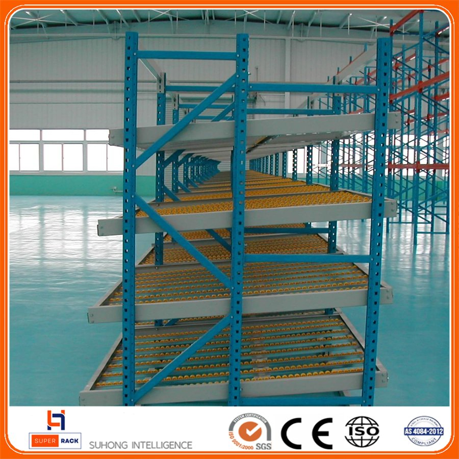 Hot Sale Factory Warehouse Rack Carton Flow Through Racks for Picking Roller Cantilever Racking