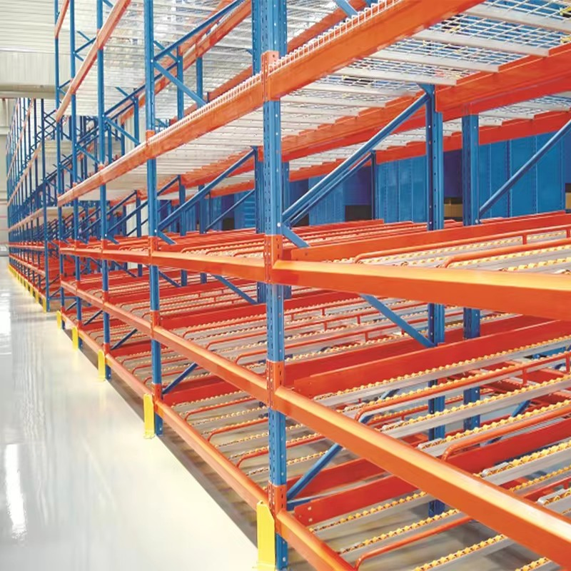 Carton Case Flow Rack System Gravity Flow Storage Pallet Rack