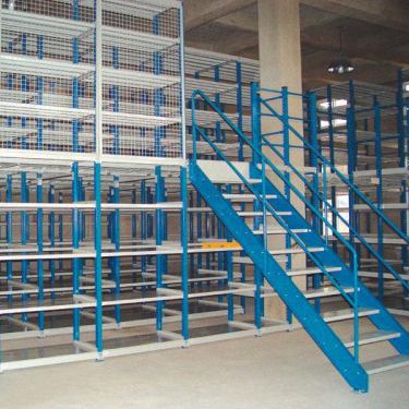 Multi-Level Warehouse Storage Steel Structure Grating Mezzanine
