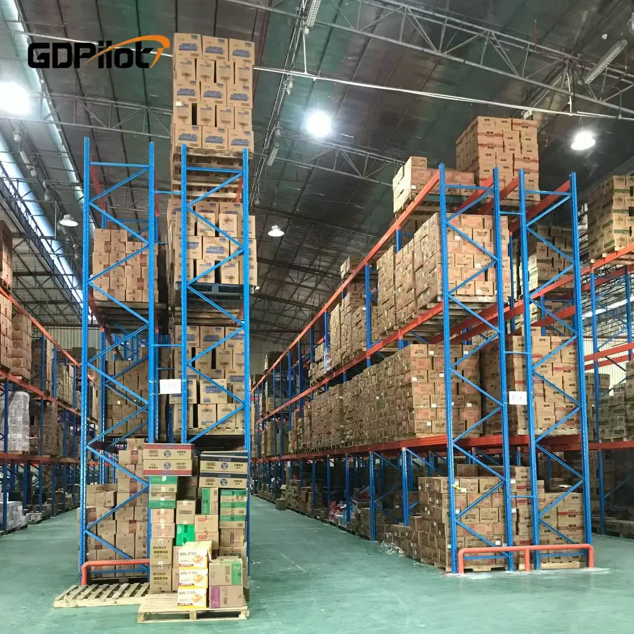 Customizable Multi Level Warehouse Shelving with Teardrop Uprights for Easy Beam Adjustment Heavy Duty Rack