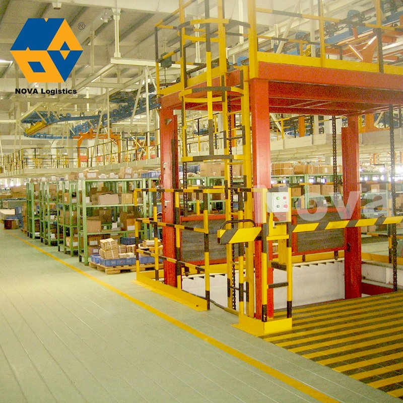 Industrial Heavy Duty Storage Steel Structure Platform Metal Mezzanine Floor Rack with Supported Beam