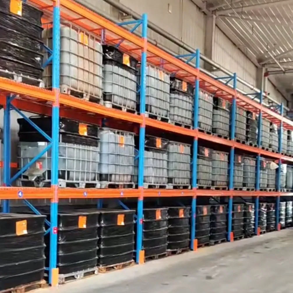 Heavy Duty Warehouse Storage Metal Rack Selective Teardrop Pallet Racks for Tire Oil Drum Food Cold Room Warehouse Cargo Storage