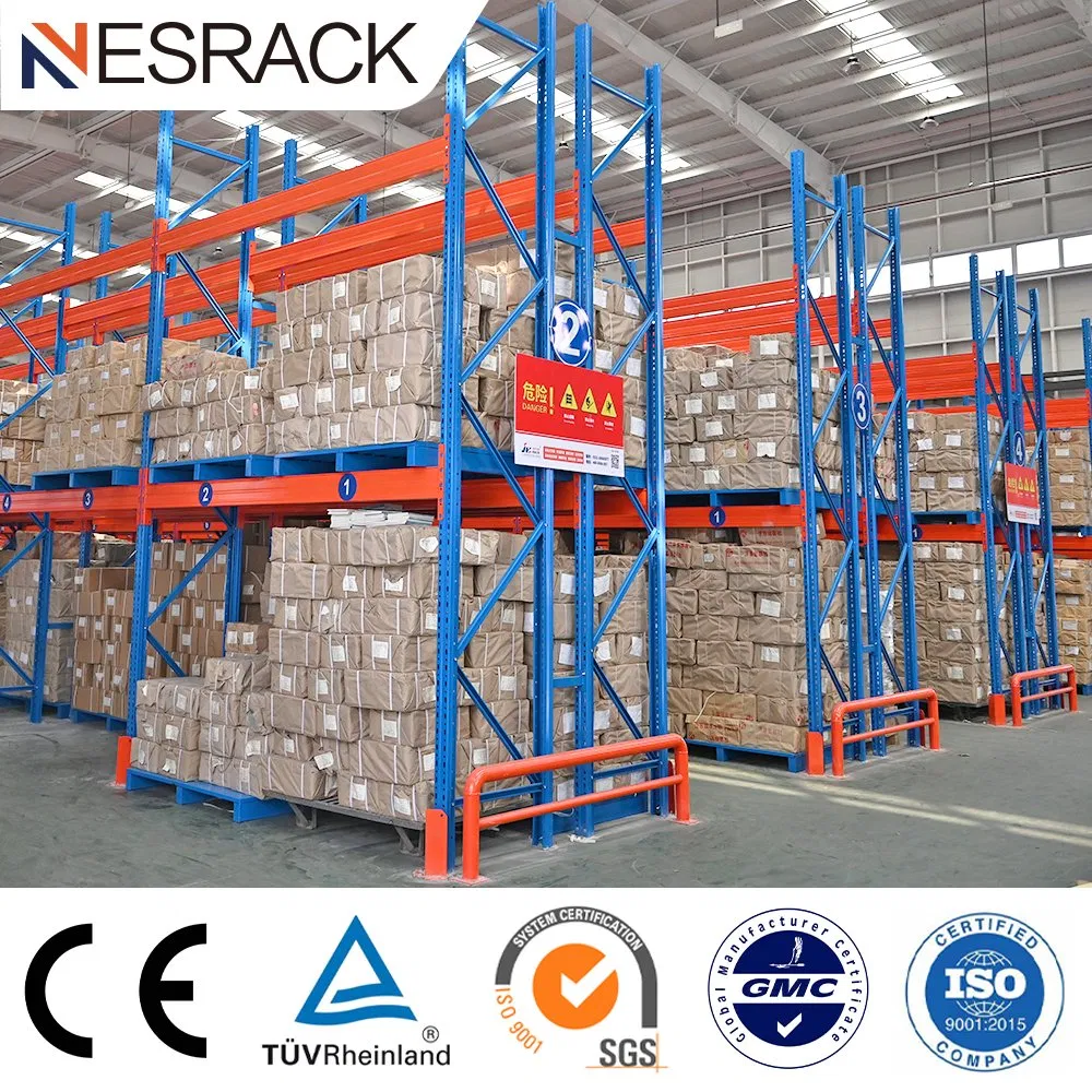 Pallet Storage Safety Durable Reinforced Anti-Impact Steel Metal Rack for Fragile Cargo Industrial Packages
