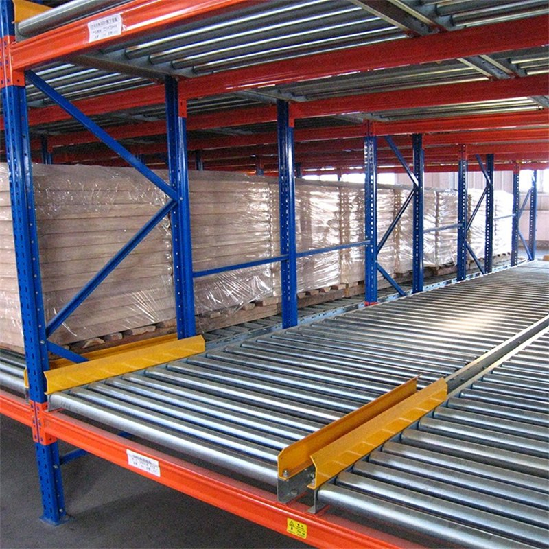 Eco-Friendly Materials Steel Warehouse Shelves Fifo Pallet Racking System Storage Metal Flow Rack for Roll Fifo