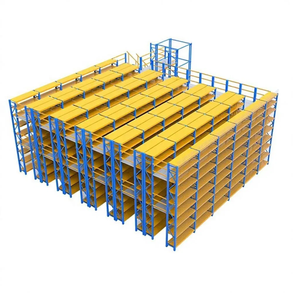 Q235B or Q345b Steel Mezzanine Platform Racking Systems Single Layer Multi Layer