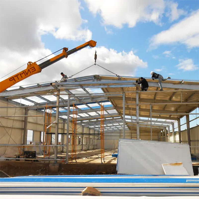 Advanced Steel Support System for Smart Logistics Parks