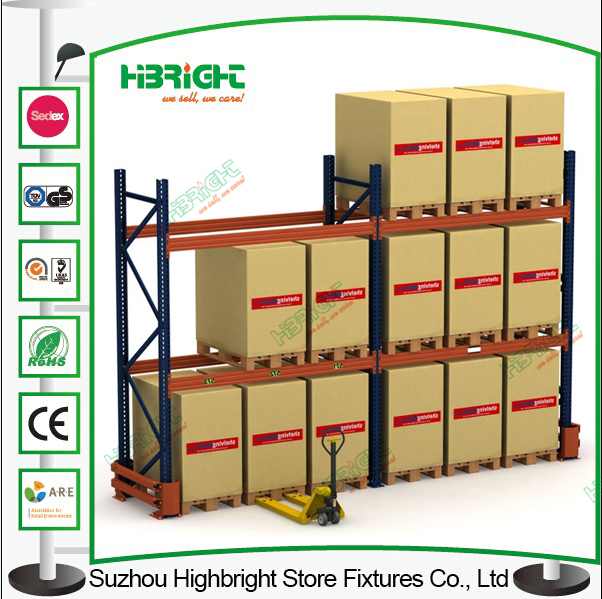 Teardrop Pallet Rack for Supernaket Warehouse