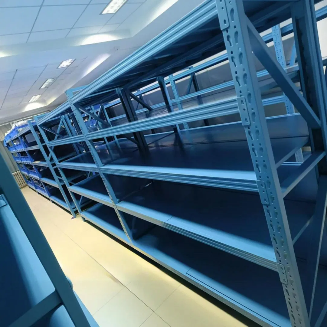 Heavy Duty Racking with Integrated Guard Rails and Safety Net for Warehouse Protection