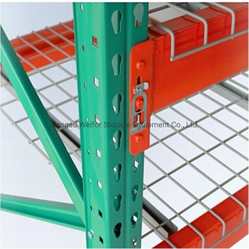 China Industrial Warehouse Storage Heavy Duty Teardrop Pallet Racking with American Standard
