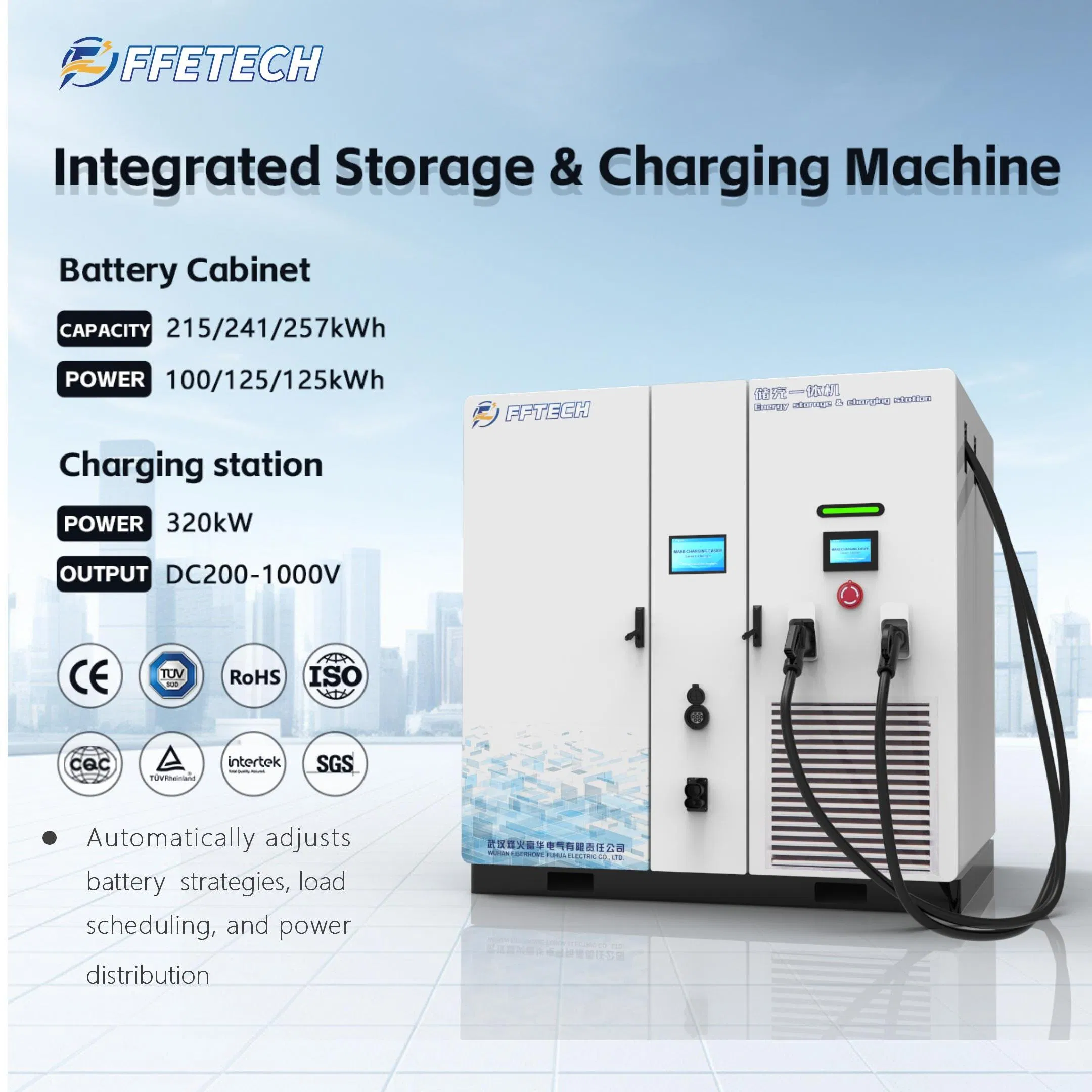 Integrated Charging Station for Secure Energy Storage Solutions