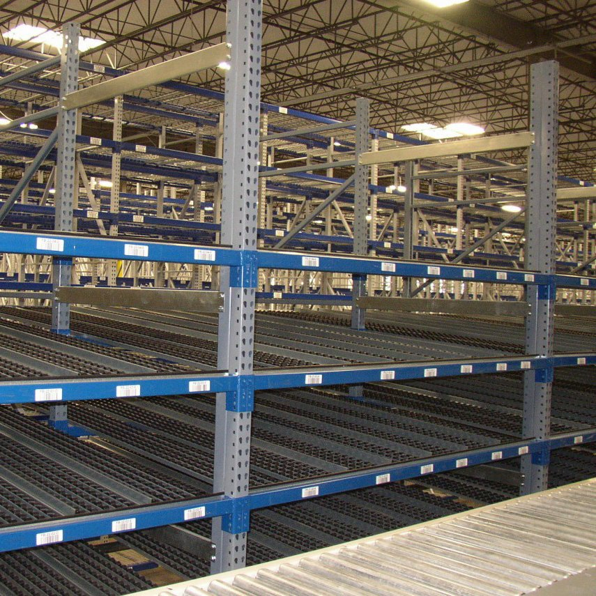 Adjustable Height Metal Warehouse Storage Racking Carton Flow Rack