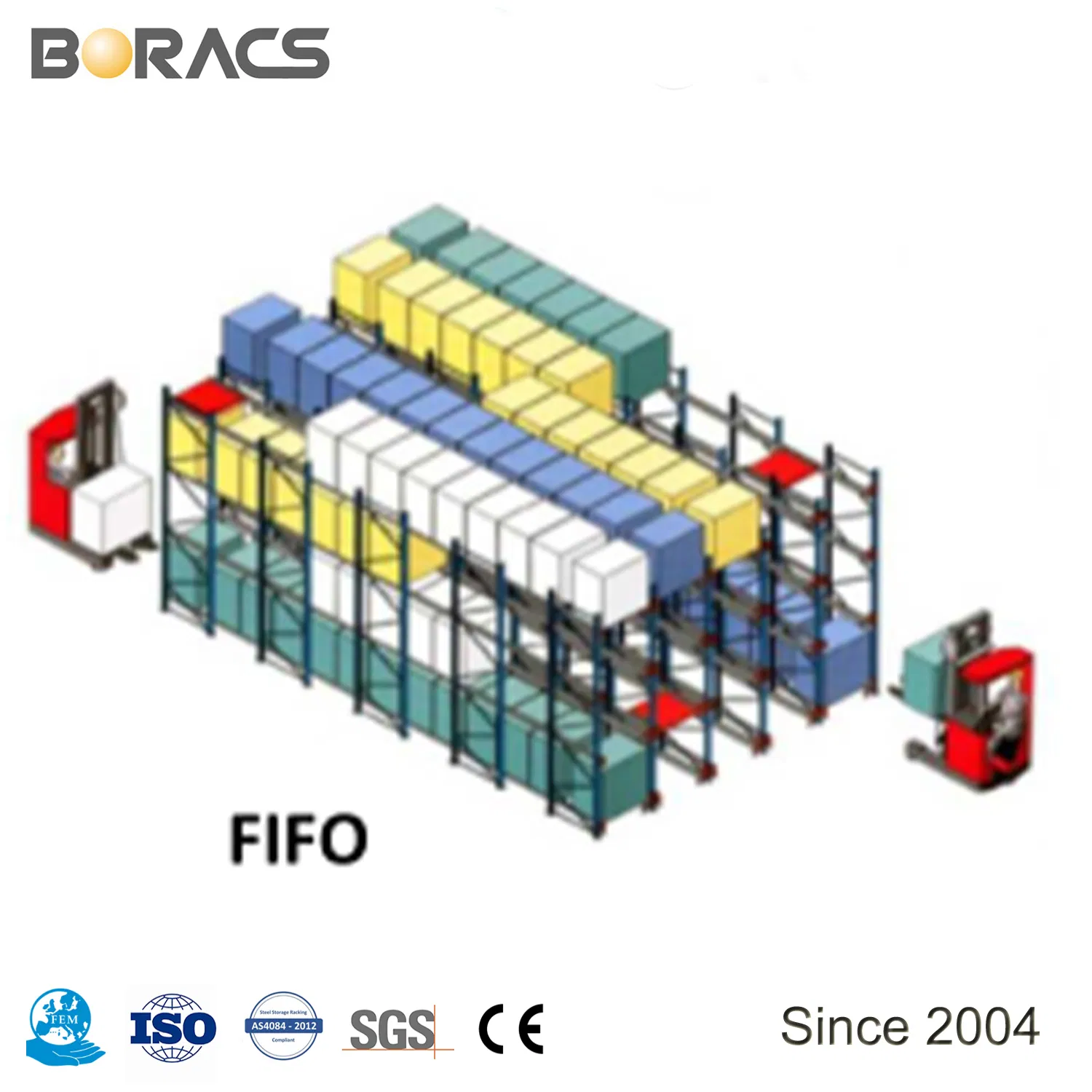 Chinese Industrial Structural Heavy Duty Warehouse Storage Shelving Racks Drive in Racking System
