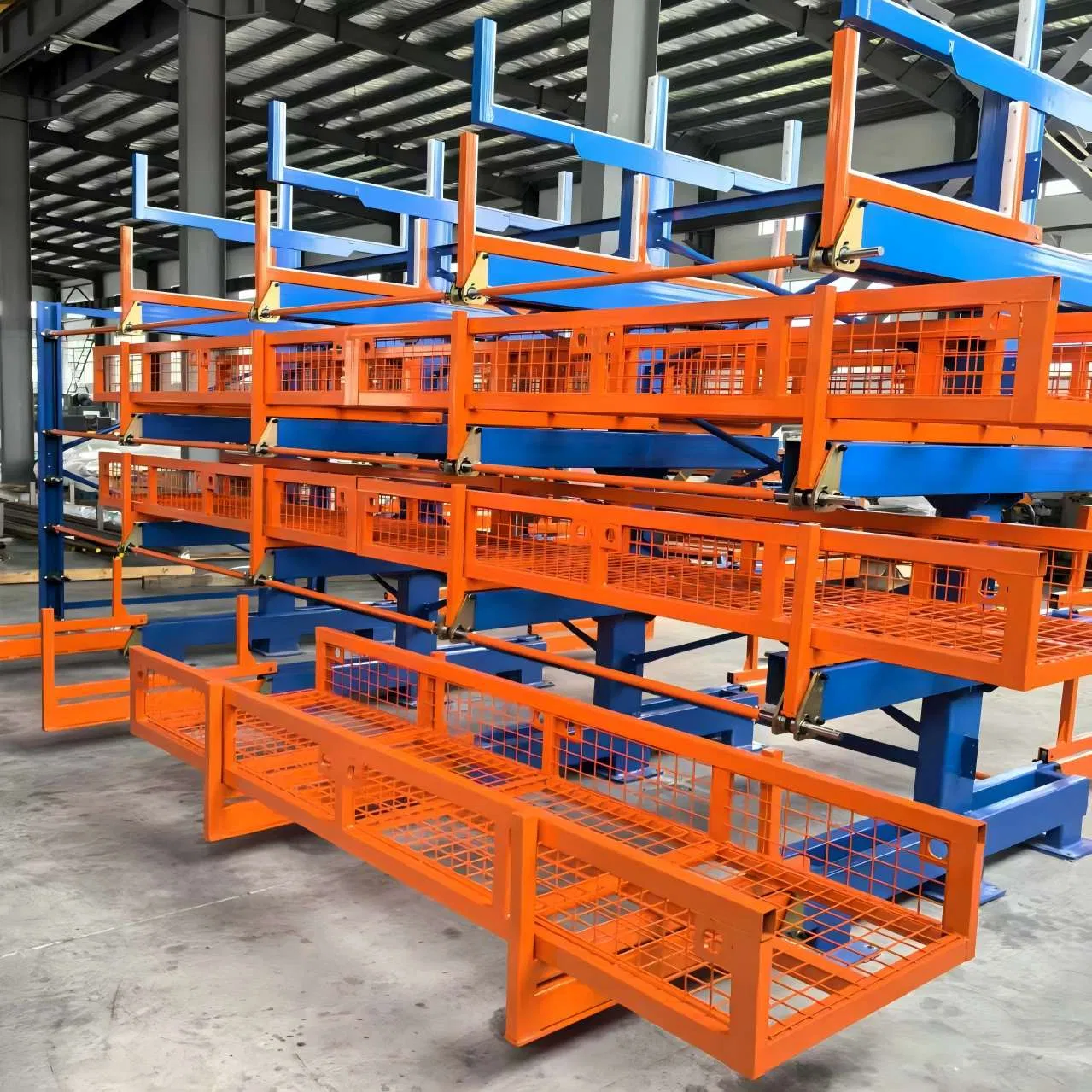 High Quality Durable Steel Telescopic Cantilever Racking