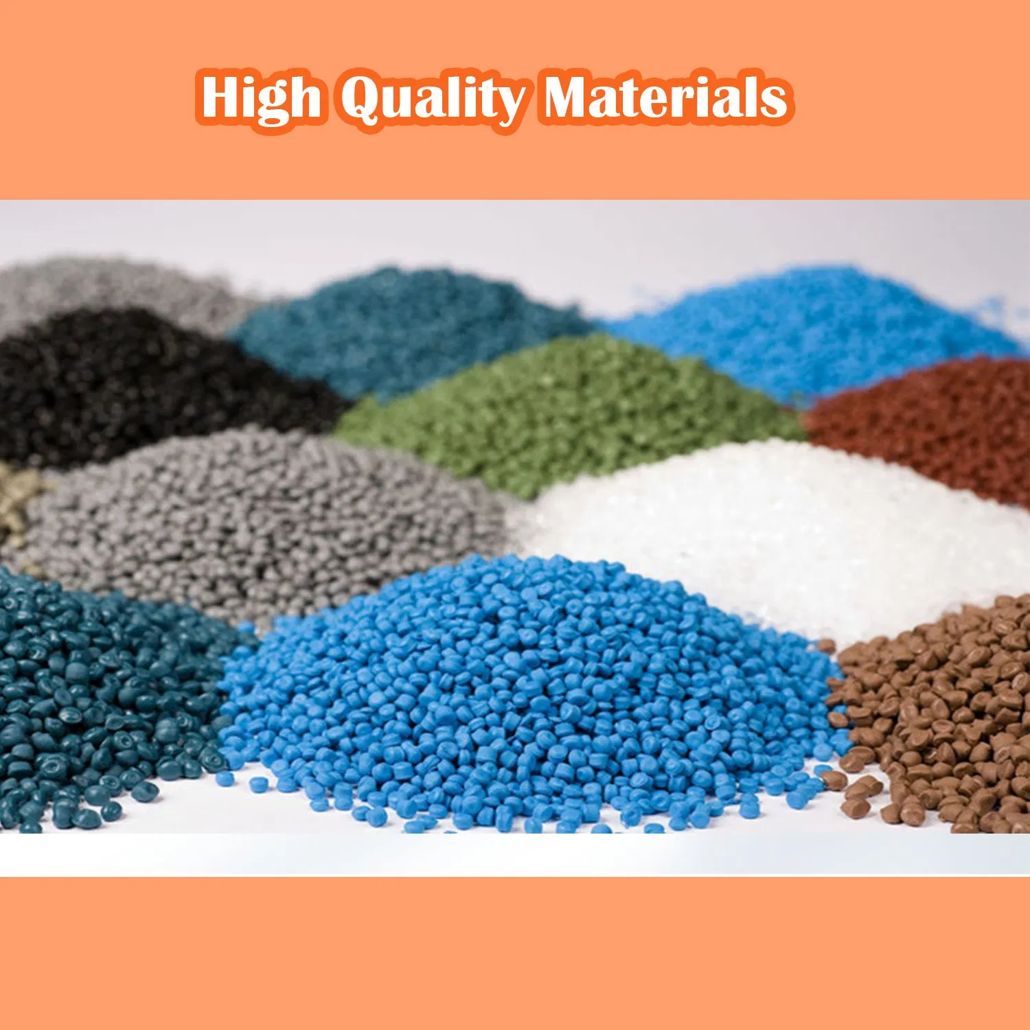 Huading 1200*1000*150mm Single Faced 4-Way Entry Grid Deck and Full-Perimeter Bottom 7PCS Steel Tubes Plastic Pallet