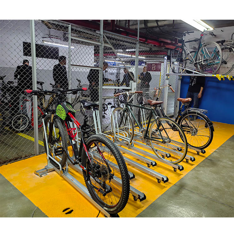 Secure Bike Share Rental Automated Parking Storage System Electric Bicycle Shop Storage