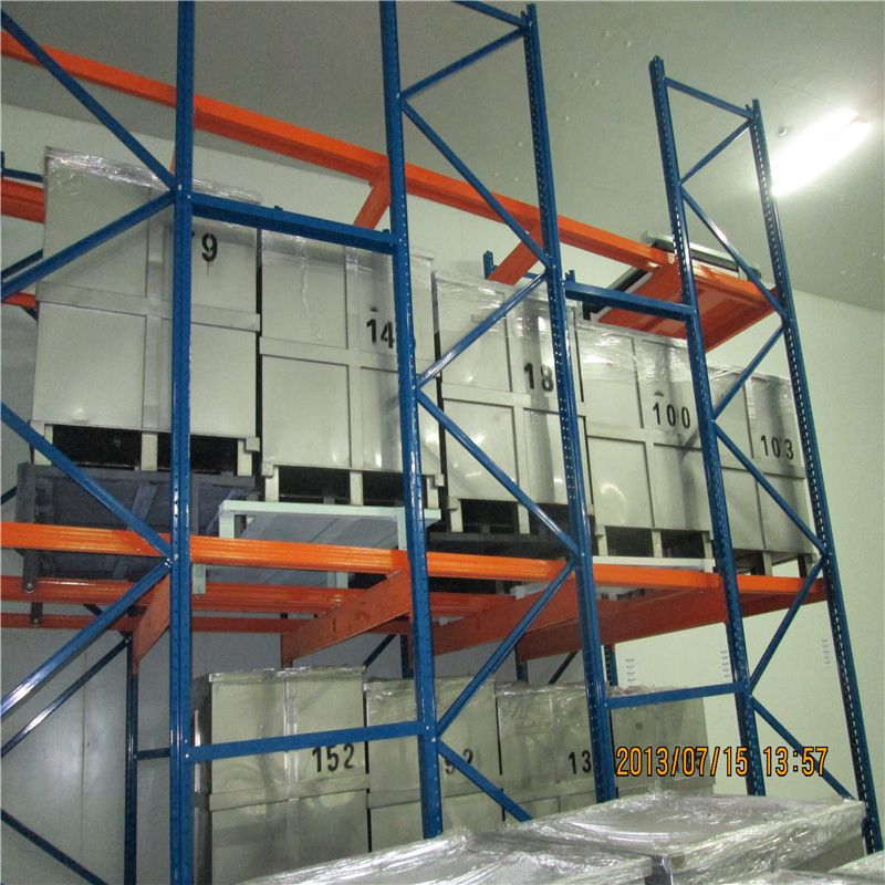 Heavy Loading Adjustable Push Back Pallet Racking Systems