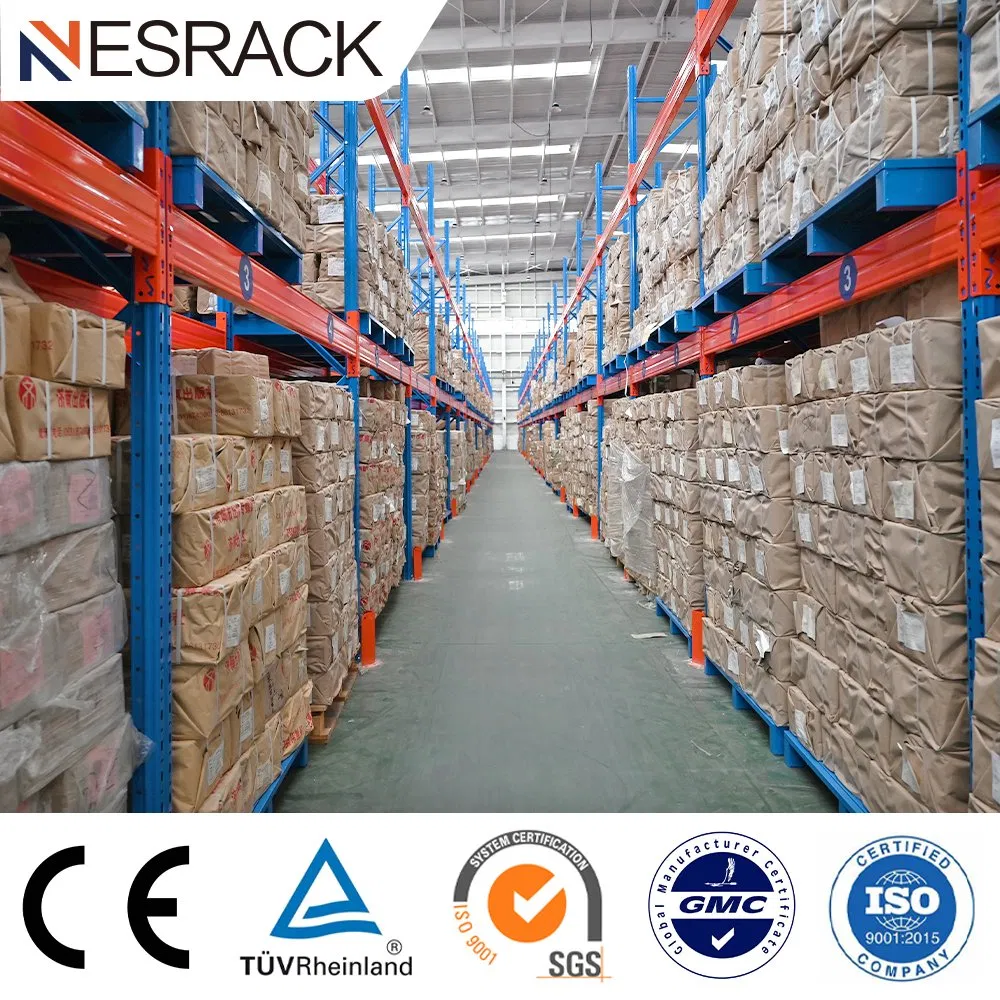 Pallet Storage Safety Durable Reinforced Anti-Impact Steel Metal Rack for Fragile Cargo Industrial Packages