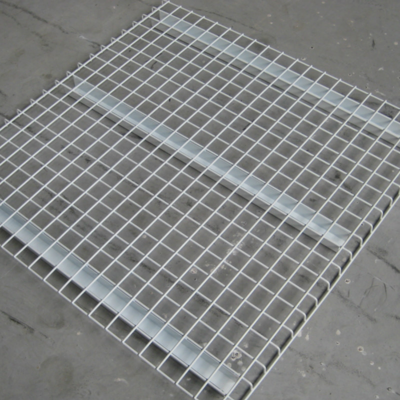 Galvanized Wire Mesh Decking Warehouse Storage USA Teardrop Pallet Rack