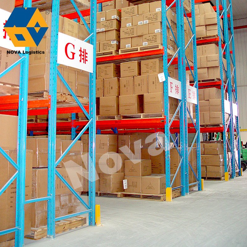 Heavy Duty Cold Storage Drive in Pallet Racking System Warehouse Shuttle Car Compatible Shelves and Stacking Rack Steel Industrial Storage Pallet Rack