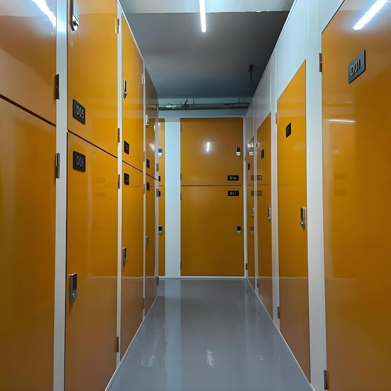 Hot Sale Cheap Metal Steel Storage Facility Units Secure Self Storage Lockers