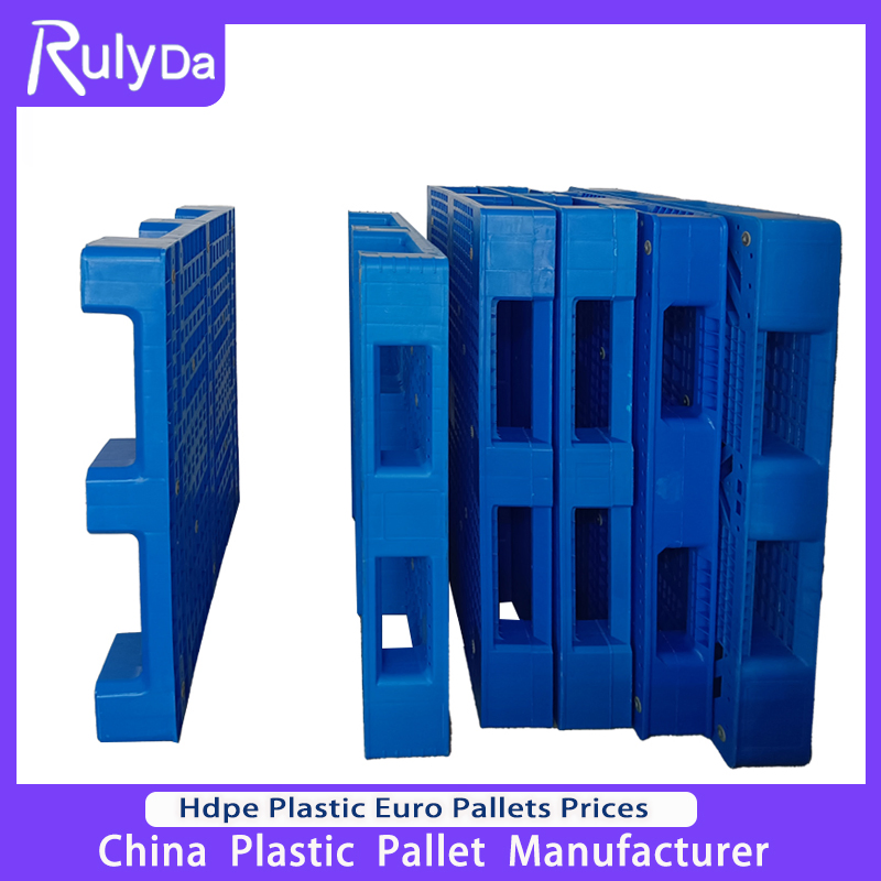 China Steel Aluminum Non Stop Feeder Recycled Material Printing Factory Special Spill Storage Reinforcement Virgin Warehouse Euro HDPE Plastic Hygienic Pallet