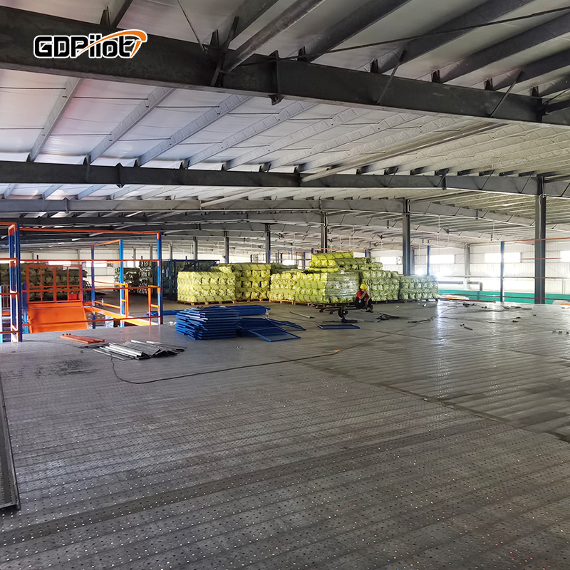 Flexible Modular Mezzanine Storage Solution with Custom Deck Features