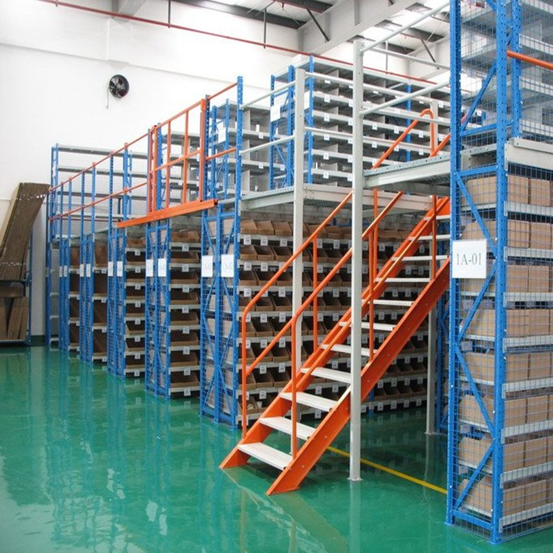 Economical Structural Steel Warehouse Mezzanine Shelf Multi Level Warehouse Storage Rack Second Mezzanine Platform Heavy Duty Steel Mezzanine Rack