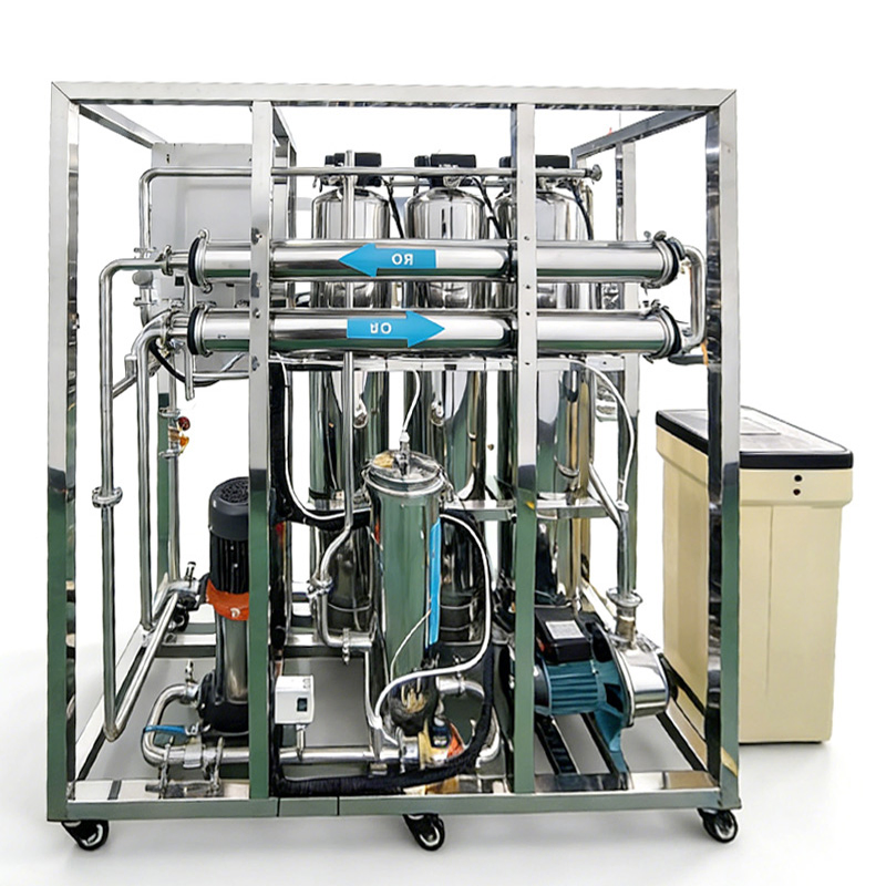 1000lph 500lph Stainless Steel RO System Filtration Plant Water Purification System Reverse Osmosis Water Filter System for Drinking Water Treatment