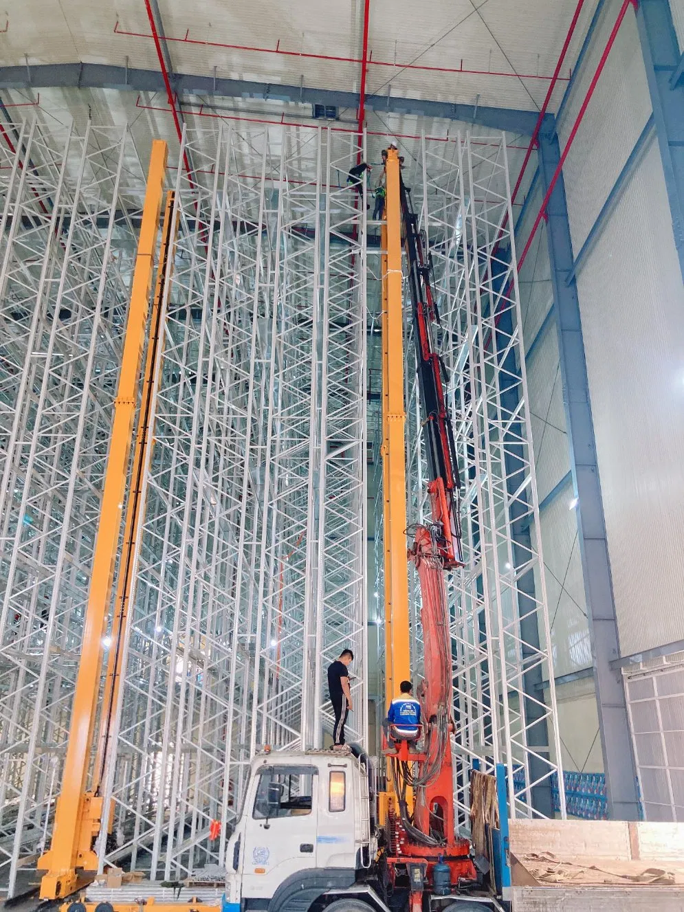 High Bay Stacker Crane Safety Asrs Racking Photoelectric Protection Anti Collision Safe