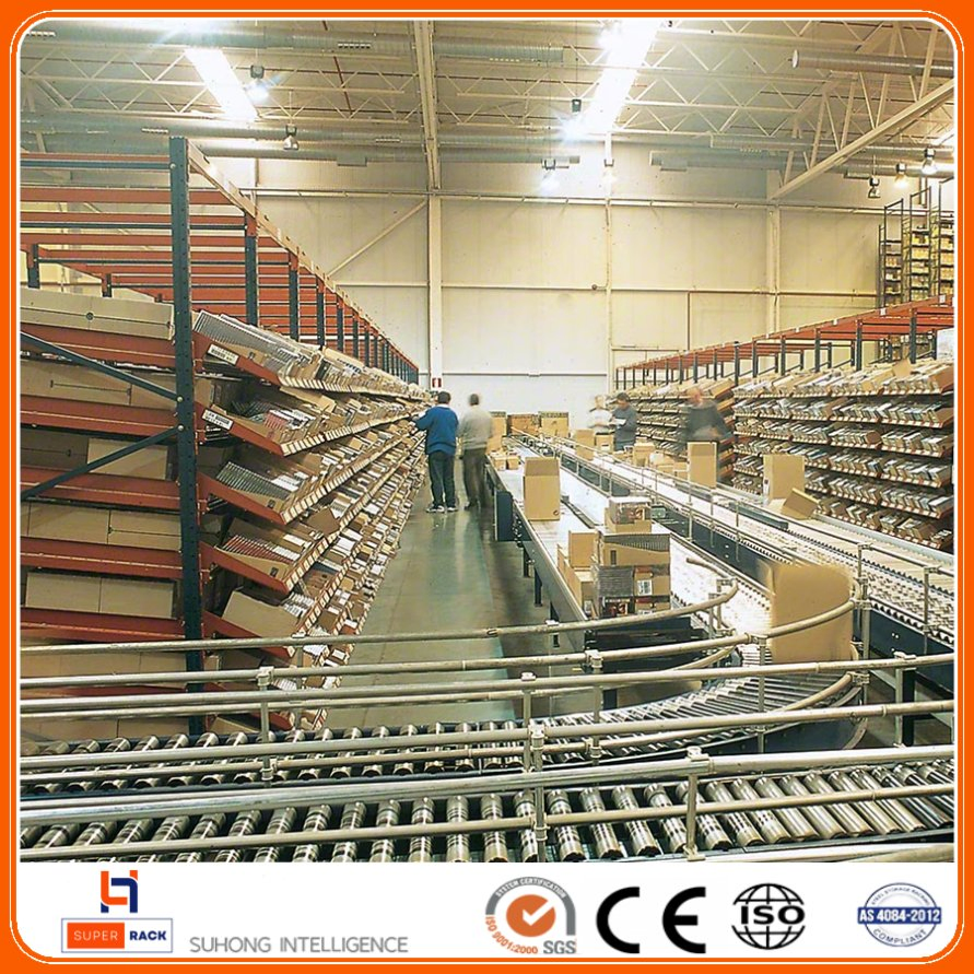 China Manufacturer Warehouse Storage Fifo Carton Gravity Flow Pallet Rack Live Storage Shelving