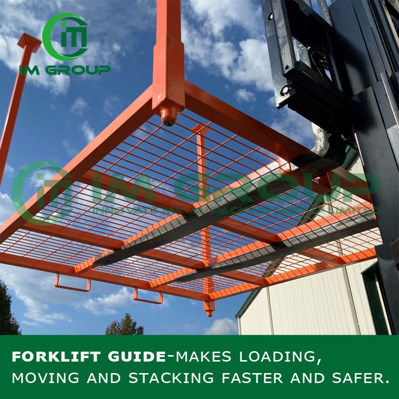 Space-Saving Powder Coating Stacking Mild Steel Tire Pallet for Organized Storage