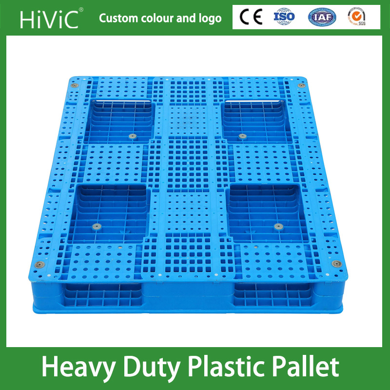 Double Deck Collapsible Dimensions Bunnings Blue Black Used Storage Steel Warehouse Rack Customized Rack Tray Size and Weight Black Virgin HDPE Plastic Pallet