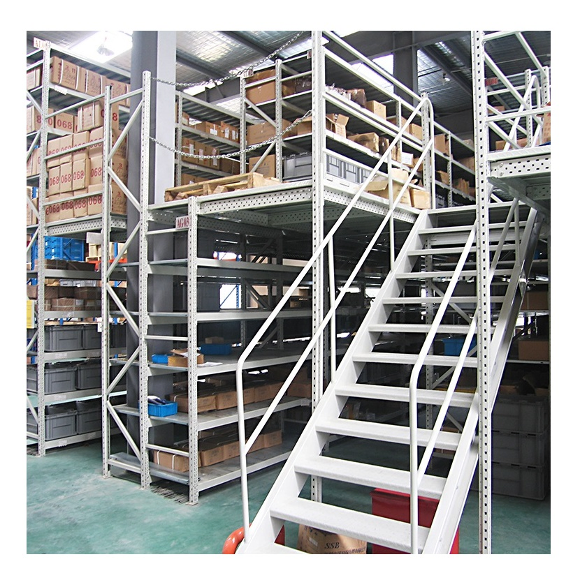 Steel Structural Mezzanine Rack Multi-Tier Racking System Storage Racks Mezzanine with Space Office for Warehouse Rack