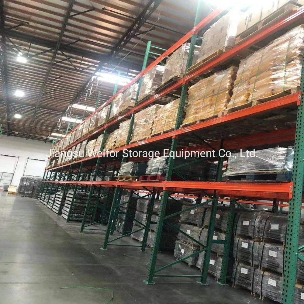China Industrial Warehouse Storage Heavy Duty Teardrop Pallet Racking with American Standard