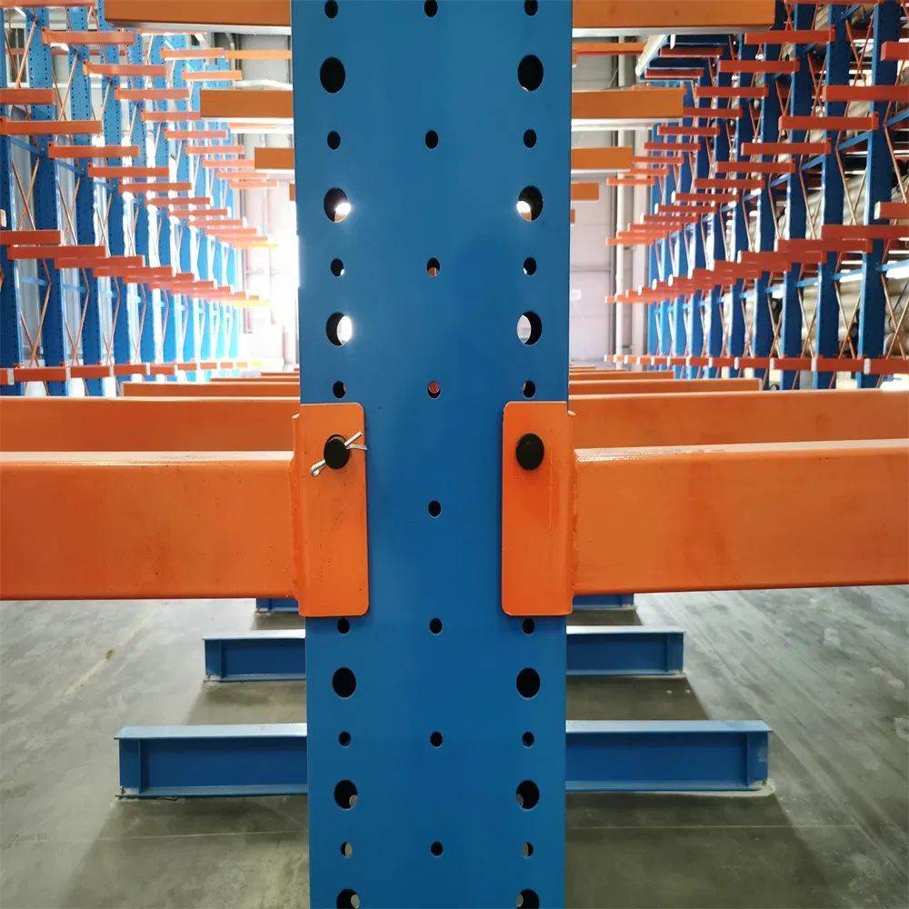 Cantilever Warehouse Storage Rack Long Span Steel Shelving System Pipe Lumber Display Shelf Metal Product Solution Rack