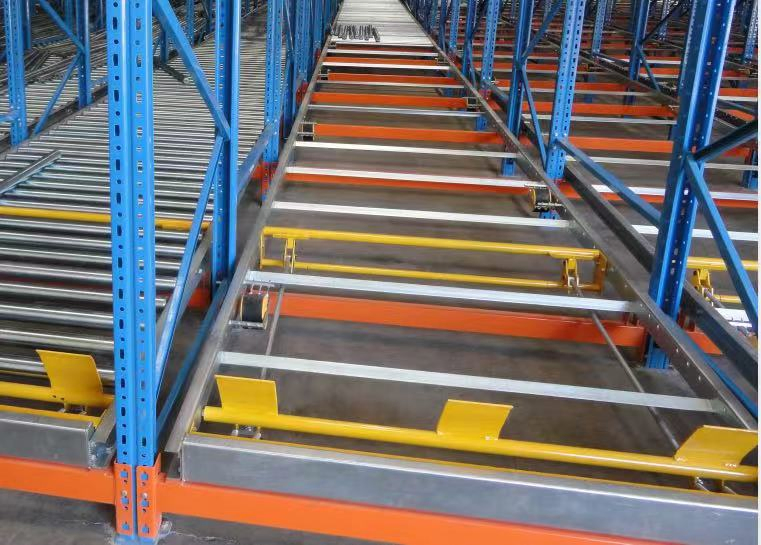 Jinhui Gravity System Stacking Racks Shelves Heavy Duty Storage Rack Warehouse Pallet Racking System Carton Flow Rack