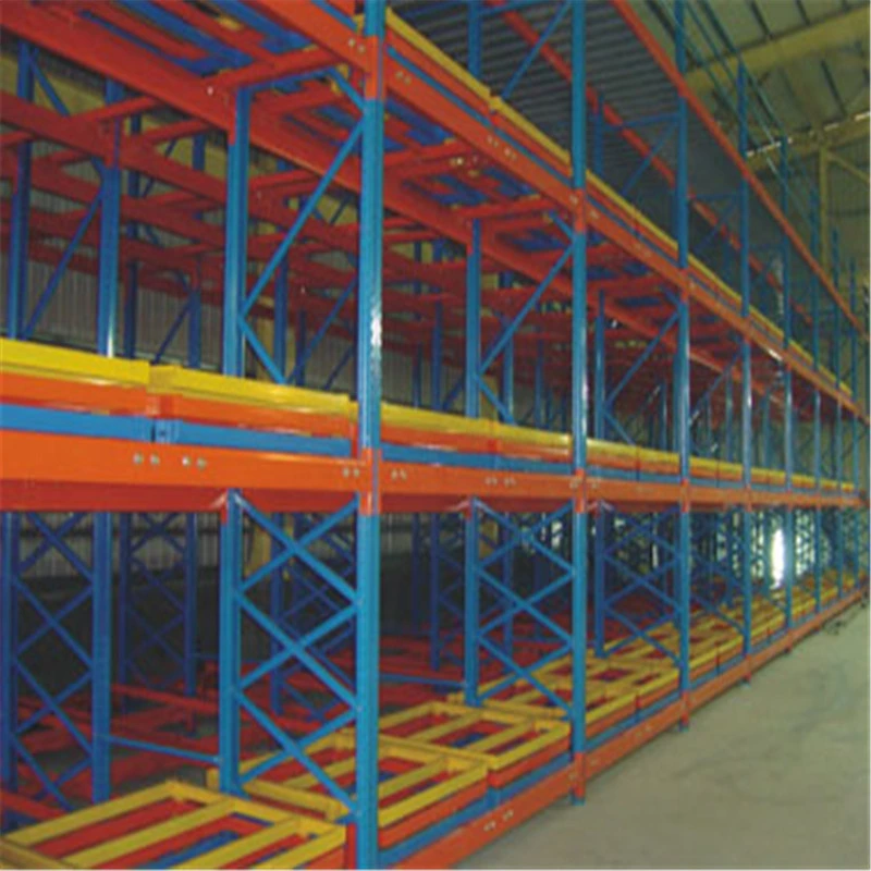 Heavy Loading Adjustable Push Back Pallet Racking Systems