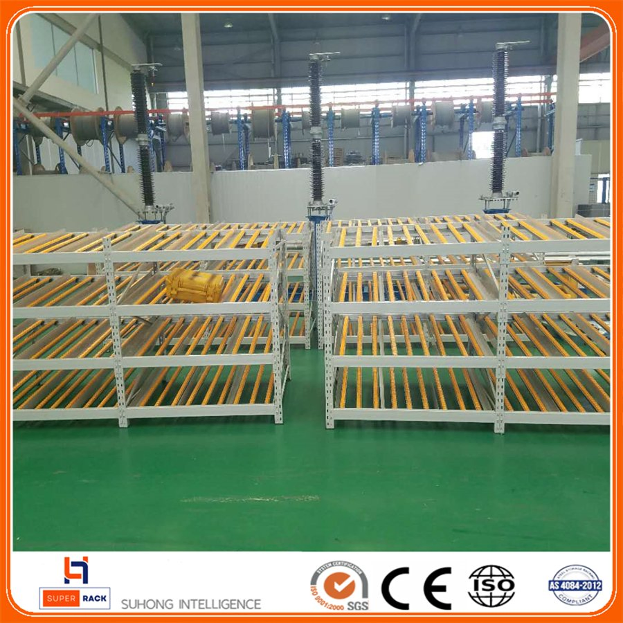 Hot Sale Factory Warehouse Rack Carton Flow Through Racks for Picking Roller Cantilever Racking