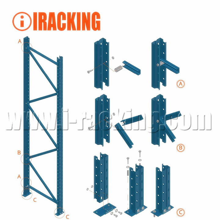 Q235B Steel Heavy Duty Warehouse Storage Pallet Rack/Structural Pallet Rack/Warehouse Storage Racks From China Supplier