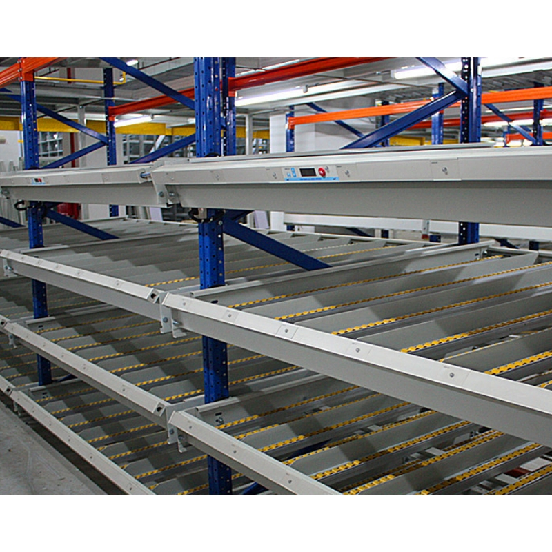 Assembly Plants Carton Flow Rack with Sloping Metal Roller System