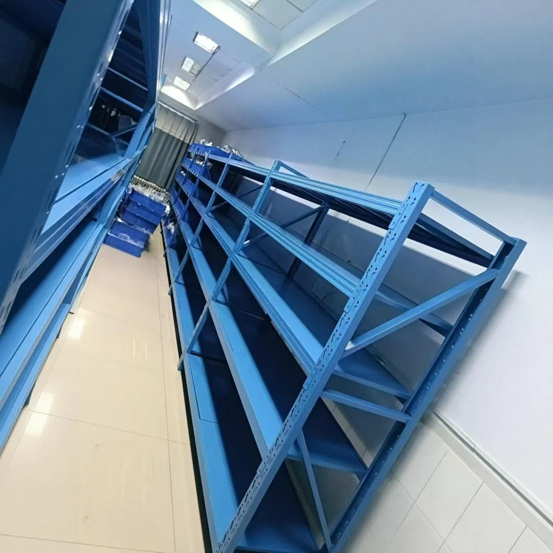 Heavy Duty Racking with Integrated Guard Rails and Safety Net for Warehouse Protection