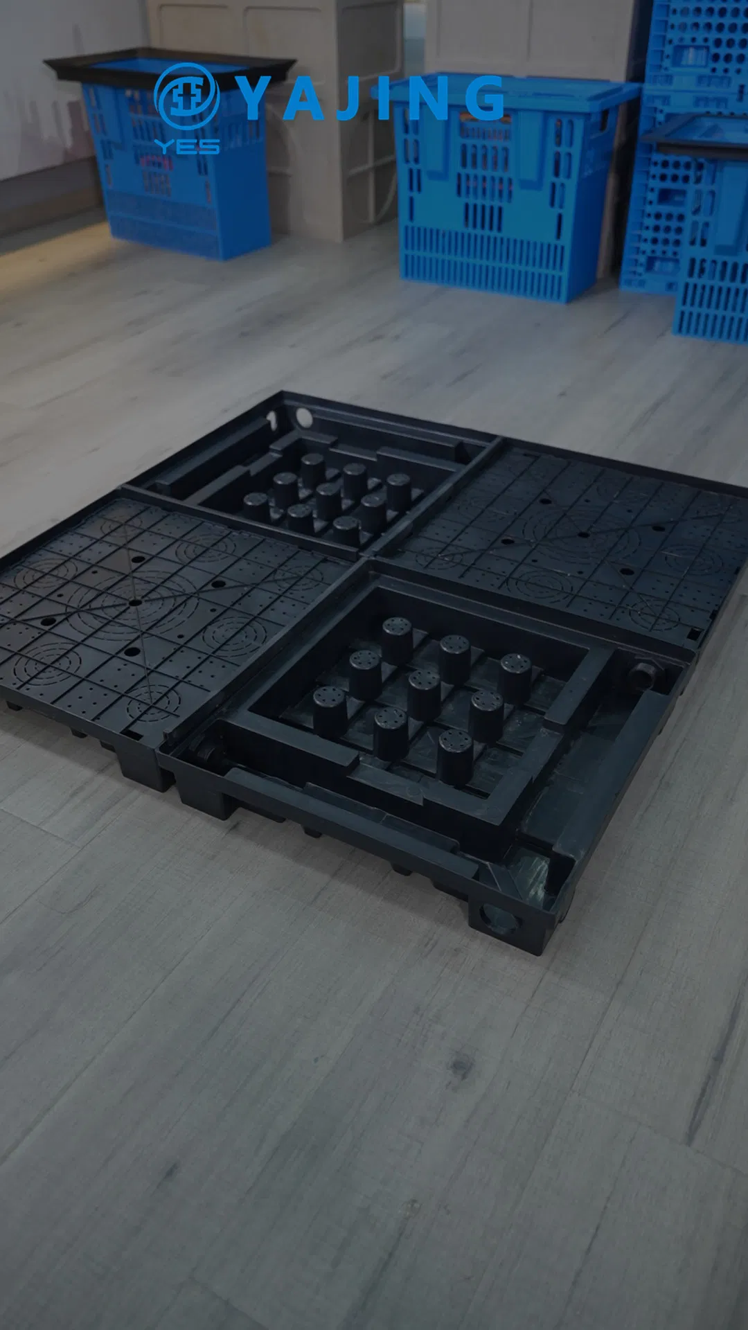 Green Roof System with Self Watering Box and Rainwater Modules