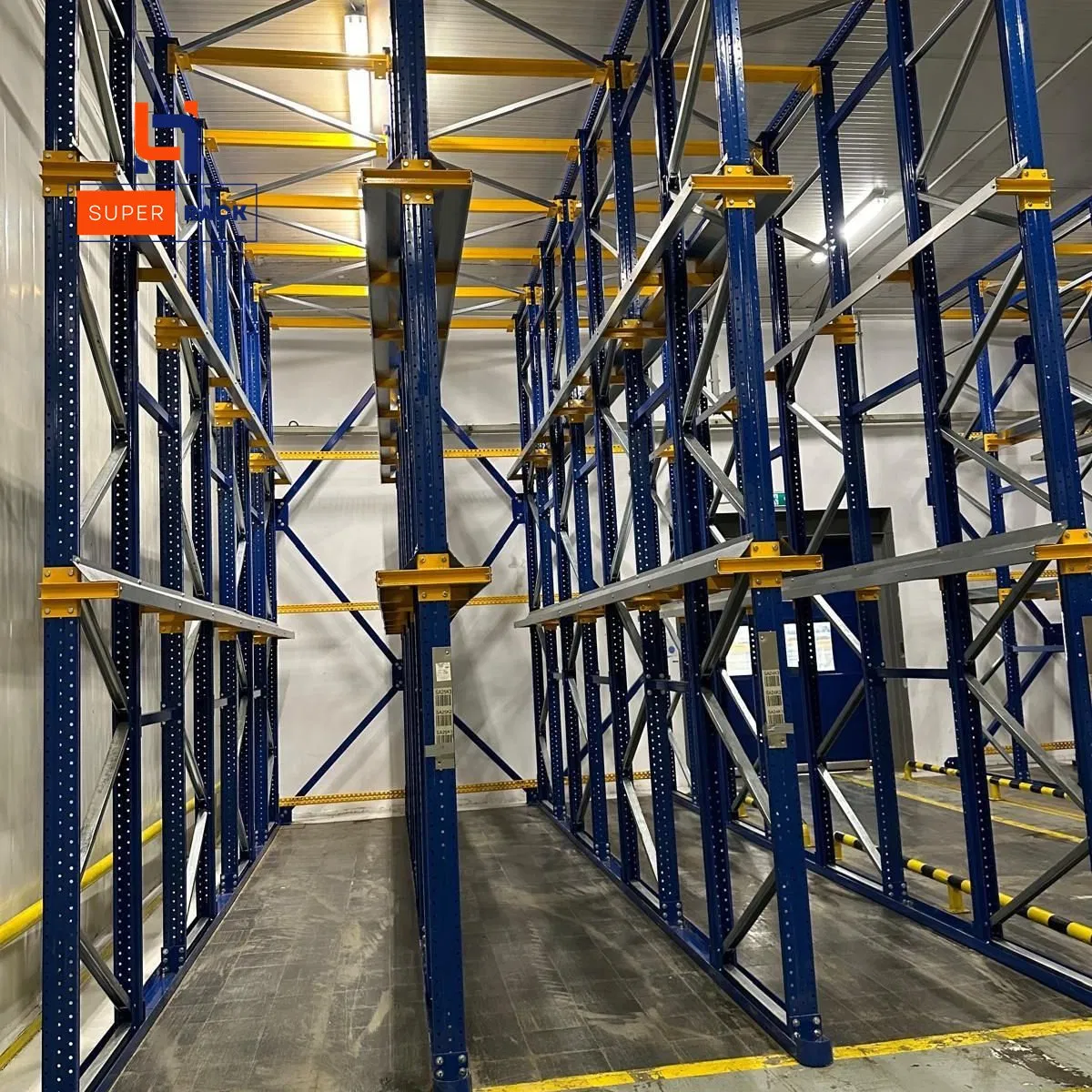 Fifo OEM Warehouse Customized Q235 Steel Heavy Duty Adjustable Steel Storage Rack Beam Frame Drive in/Through Forklift Pallet Racking System