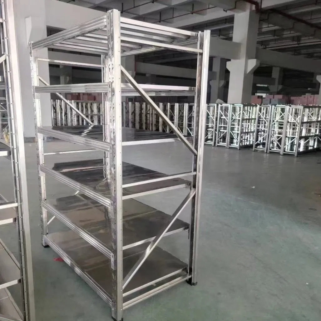 Customizable Q235B Stainless Steel Racks with Easy-to-Assemble Butterfly Holes and Boltless Structural