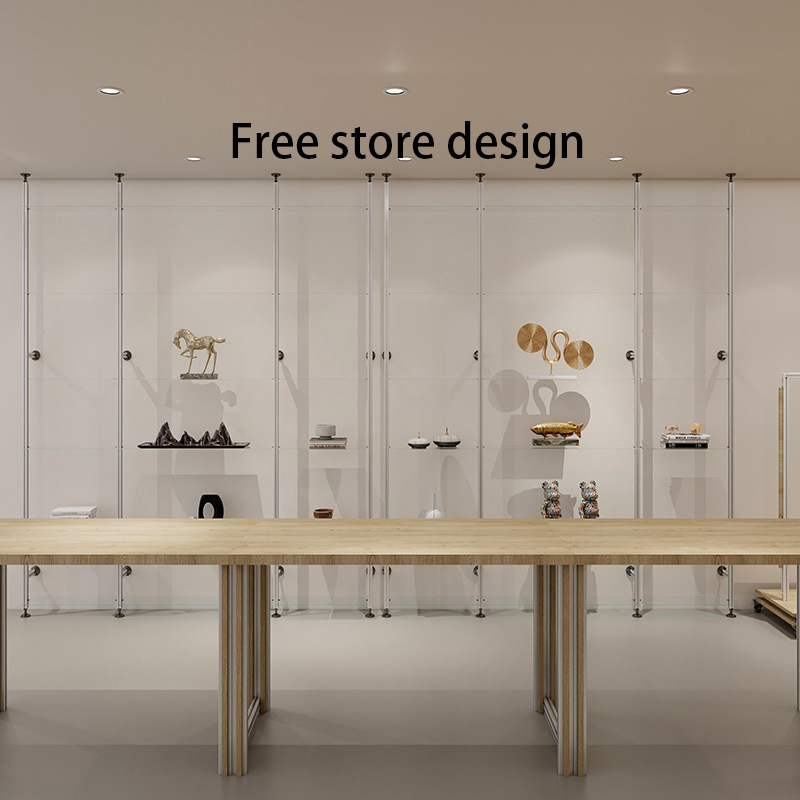 Store Shelves Supermarket Workshop Shelf Racks Items Customized Structural Aluminum Alloy Rack Shelves