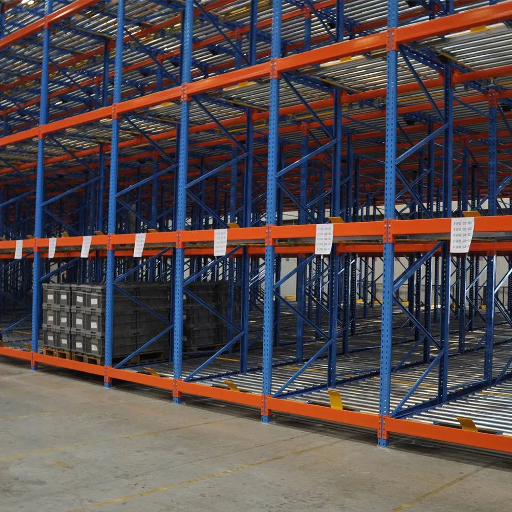 Low MOQ Roller Gravity Pallet Flow Rack for Toilet Paper