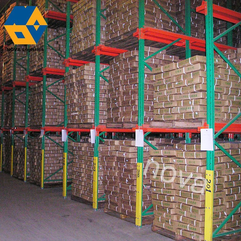Q235 Q355 Industrial High Density Steel Pallet Racking System Goods Storage Heavy Duty Drive in Warehouse Pallet Racking