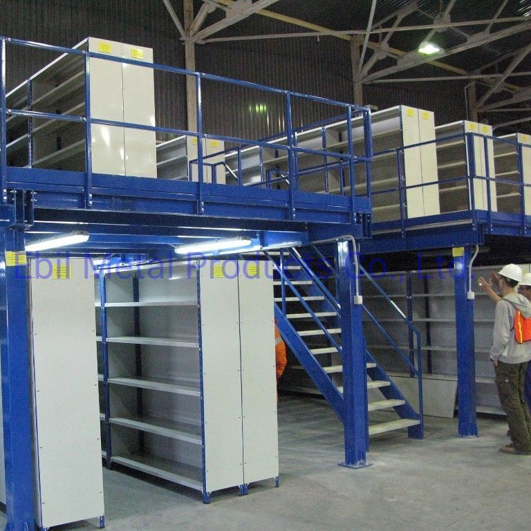 Multi-Level Warehouse Storage Steel Structure Grating Mezzanine