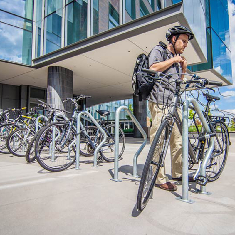 Carbon Steel Powder Coated Best Bike Parking Display Rack Stand